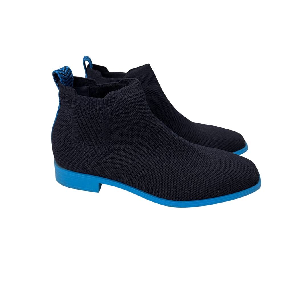 Vivaia Ryan Pro Water-Repellent Chelsea Boots in Navy Blue Azure Size 7
